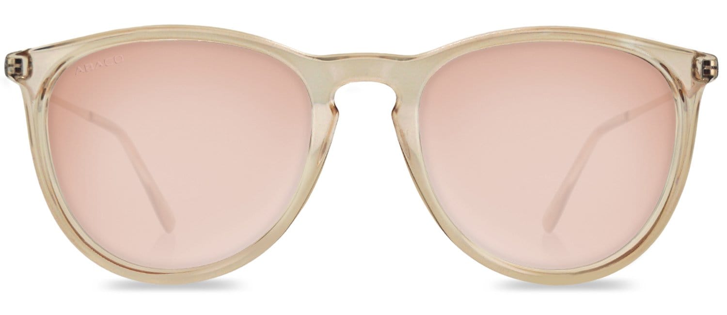Abaco Piper Translucent Sand Sunglasses Polarized Champagne Lens Side